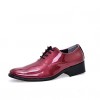 Men's Shoes Wedding / Party & Evening / Casual Oxfords Blue / Red / Orange / Burgundy