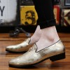 Men's Oxfords Wedding/Party & Evening/Casual Fashion Leather Shoes Black/Gold/Silver 38-43