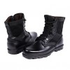 Shoes Leather / Canvas Outdoor / Athletic Boots Outdoor / Athletic Flat Heel Lace-up Black