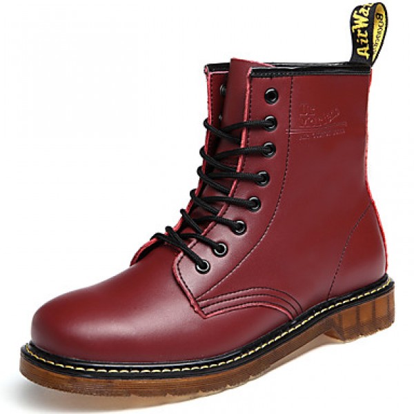 Shoes Leather Casual Boot...